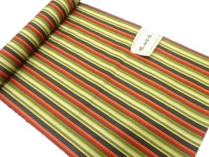 アンティーク　縞模様織り出し　ホームコート地反物